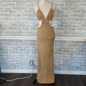 Love Sense Knit Maxi Dress Cover Up Resort Beach Spring Break NWT Swim $80